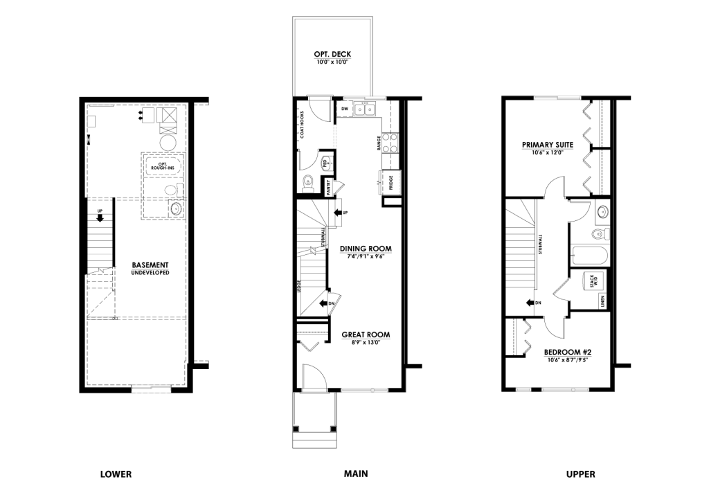 Cedar 14 Duplex Web Floorplans