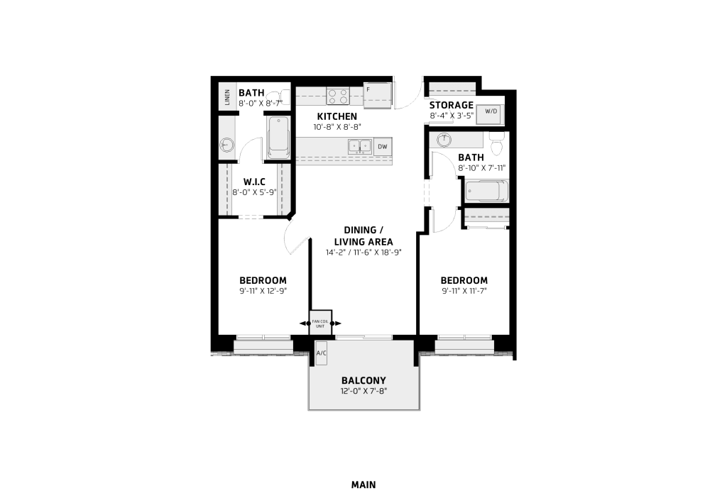 LesJardin 1590x1080 Web Floorplans C2 (4)   2 Bed 2 Bath (Fl4)