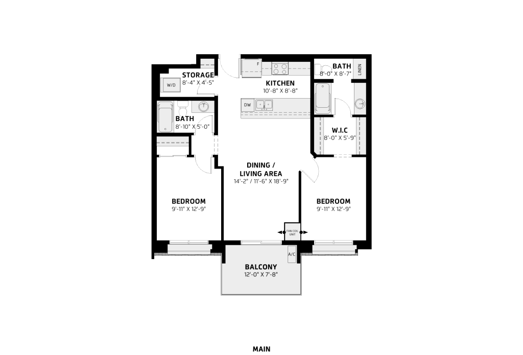 LesJardin 1590x1080 Web Floorplans C3 (4)   2 Bed 2 Bath (Fl4)