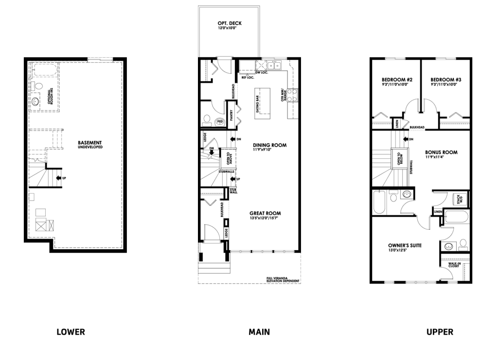 Opus20 Floorplans Standard