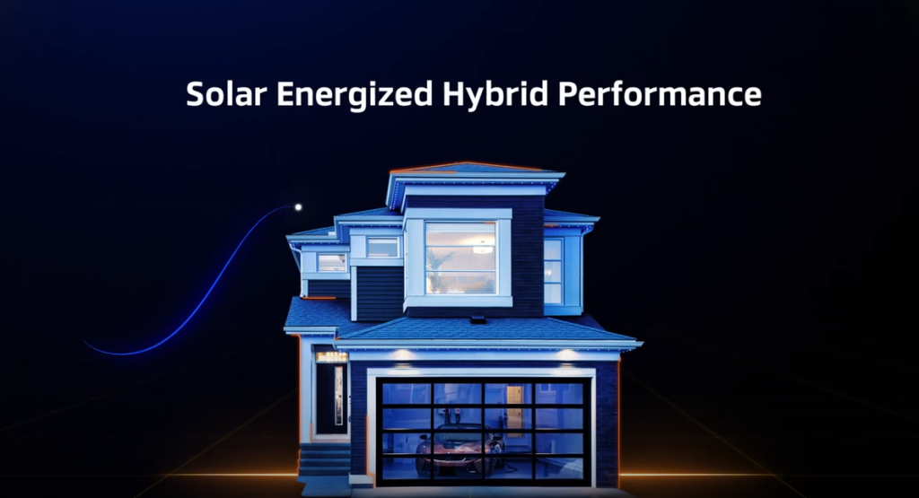 Solar Energized Video Image