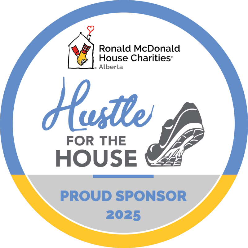 8 Hustle for the House 2025 Proud Sponsor Graphic